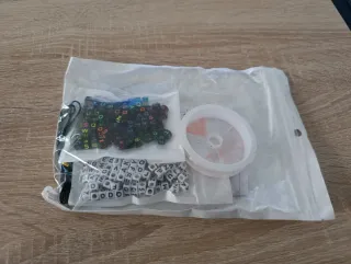 Conjunto Abalorios Letras Bisutería