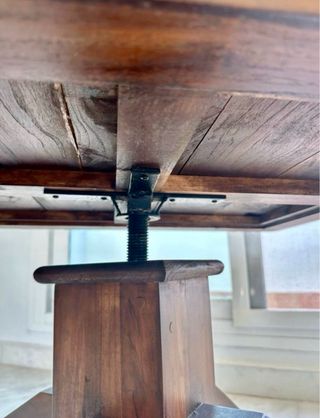 Sillón giratorio madera teca