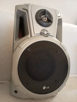 Altavoces LG Plata y Negro