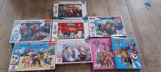 Lote Puzzles Infantiles: Marvel, Pokémon, Frozen,