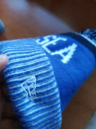 Gorro lana Chelsea New Era azul y blanco