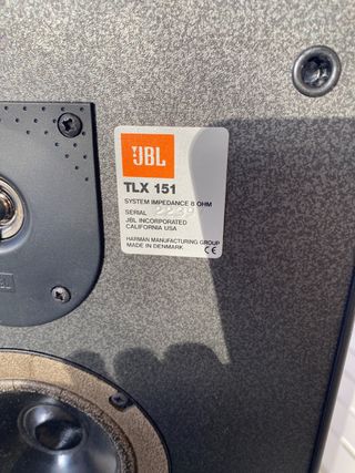 Altavoz JBL TLX151 Negro