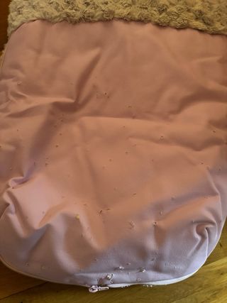 Saco capazo invierno rosa