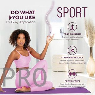 Esterilla de yoga - lila-rosa