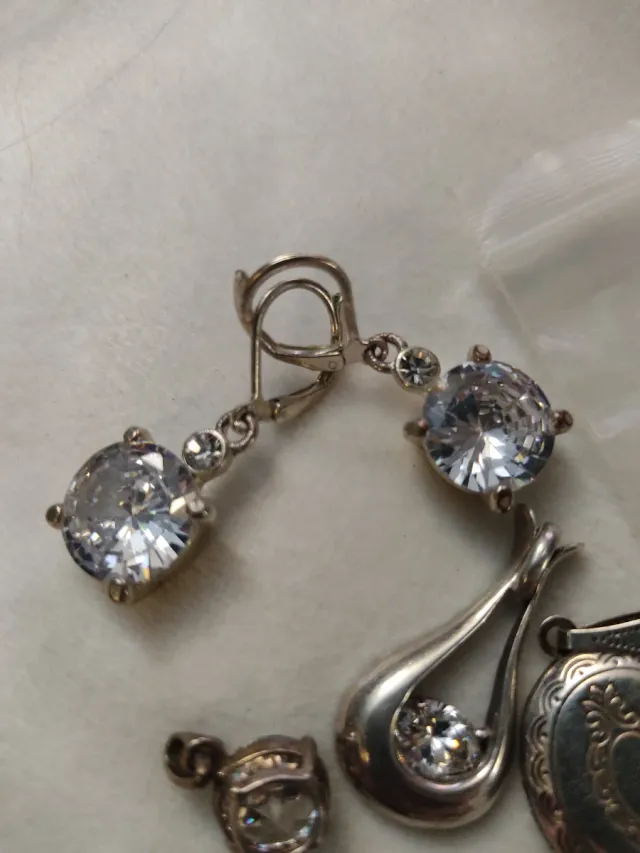 Conjunto de bijuterias antigas