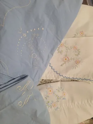 2 Juegos Sábanas Cama 90 o 110 Bordadas