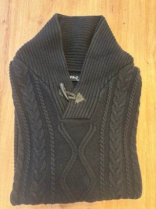 Jersey F&J Negro Trenzado