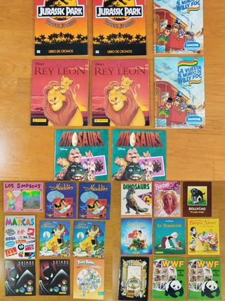 Album completi di figurine anni '90 (per unità)