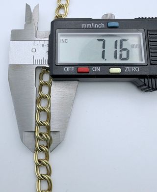 Cadena Doble Cubana Oro 18K