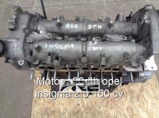 Motor a20dth opel insignia 2.0 160 cv.