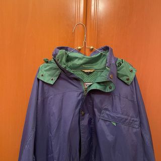 Chaqueta K-Way Vintage Morado y Verde