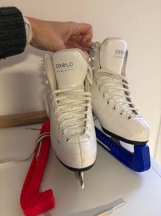 Patines de Hielo Oxelo Blancos talla 32
