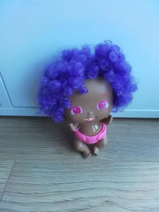 Muñeca Bellies Pelo Morado