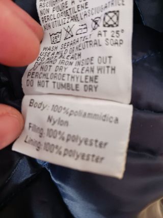 Giaccone sportivo Legea blu