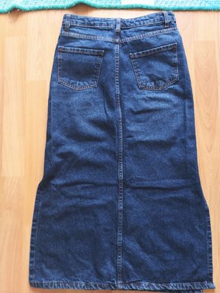 Falda vaquera larga mujer T34