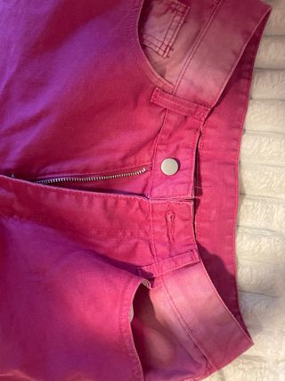 Pantalón denim rosa tie-dye talla S