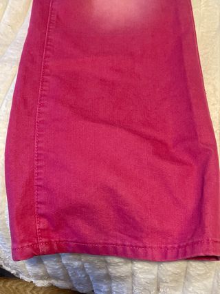 Pantalón denim rosa tie-dye talla S