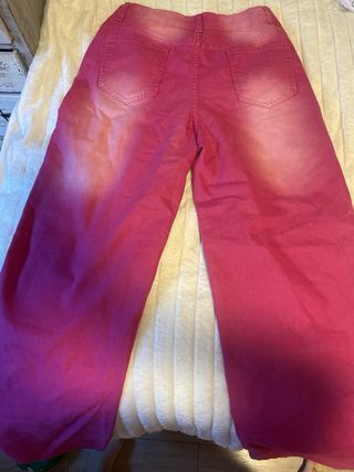 Pantalón denim rosa tie-dye talla S