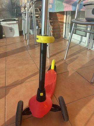 Patinete 3 ruedas rojo