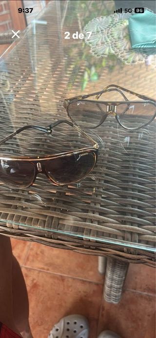 Gafas de sol Carrera pasta marrones y doradas