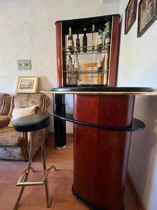 Aparador y barra de bar vintage
