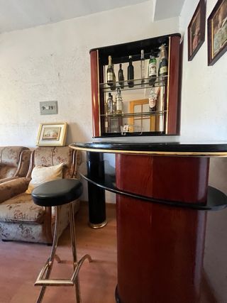 Aparador y barra de bar vintage