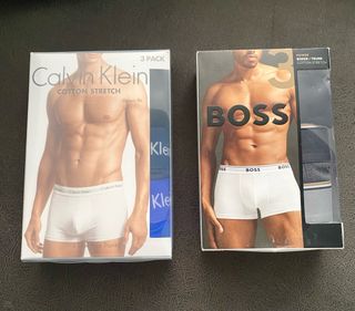 Calvin Klein y Hugo Boss Boxer 3 Pack sin estrenar