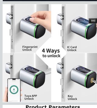 Cerradura Inteligente Plata