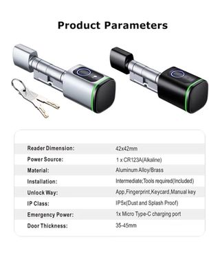 Cerradura Inteligente Plata