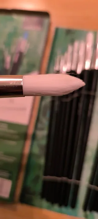 Set 15 Pinceles Punta Redonda Nuevos