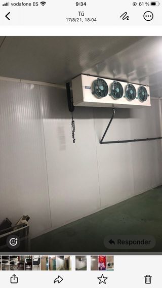 Cámara frigorífica Infraca