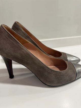 Zapatos Pedro Miralles ante gris/plata T40