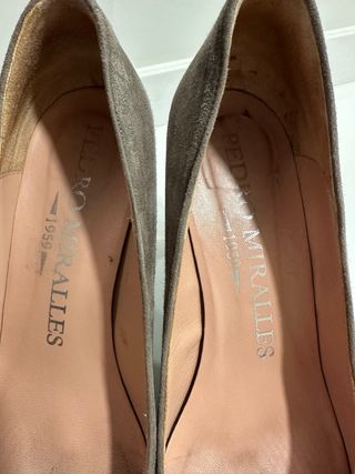 Zapatos Pedro Miralles ante gris/plata T40