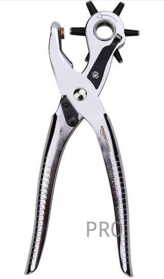 Juego de perforadora de cuero Amazon Basics