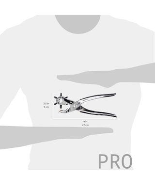 Juego de perforadora de cuero Amazon Basics