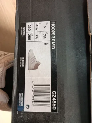 Zapatillas Adidas Hoops 3.0 Mid Blancas Rosas