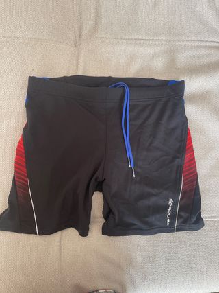 Bañador Nabaiji Talla M Negro/Rojo