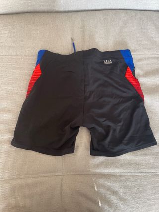 Bañador Nabaiji Talla M Negro/Rojo