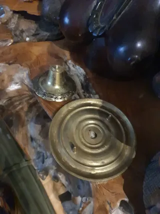 Pomo de puerta antiguo latón