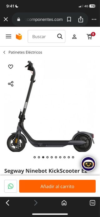 Ninebot E2 Pro - Patinete Eléctrico