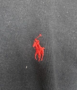 Felpa Polo Ralph Lauren mezza zip blu L