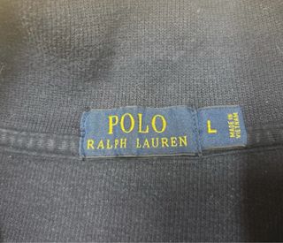 Felpa Polo Ralph Lauren mezza zip blu L