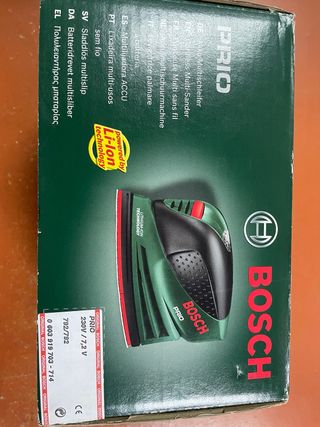 Lijadora Bosch Prio 230V/7,2V