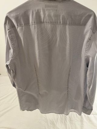 Camisa Springfield Rayas Grises y Blancas