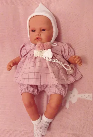 Bebé Reborn de 50 cm con peso.