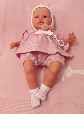 Bebé Reborn de 50 cm con peso.
