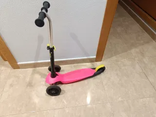 Patinete 3 ruedas niña rosa