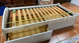 Habit.blanco madera maciza pino tableros 2,5 cm