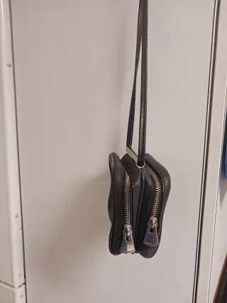 Bolso Bimba y Lola Piel Negro Bandolera