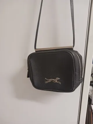Bolso Bimba y Lola Piel Negro Bandolera